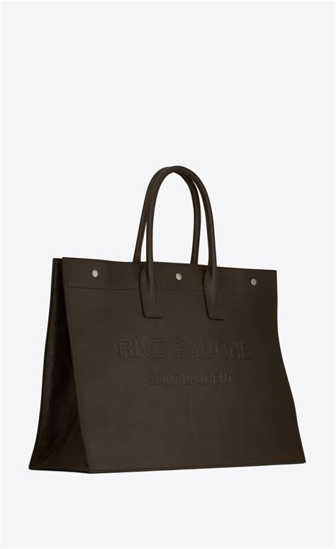 RIVE GAUCHE large tote bag in smooth leather 